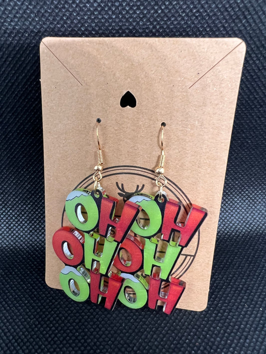 Grinch earring