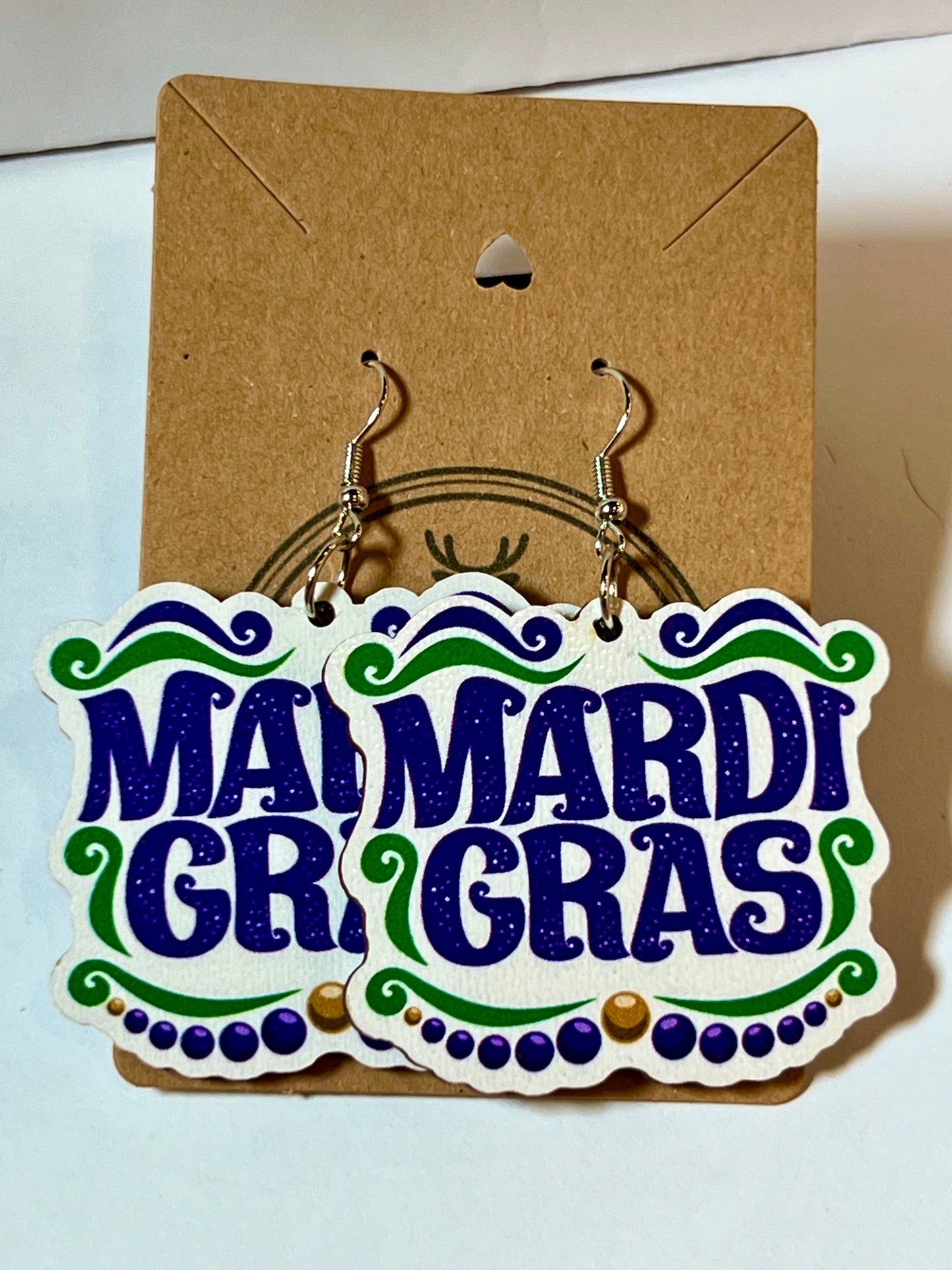 Mardi Gras Earrings