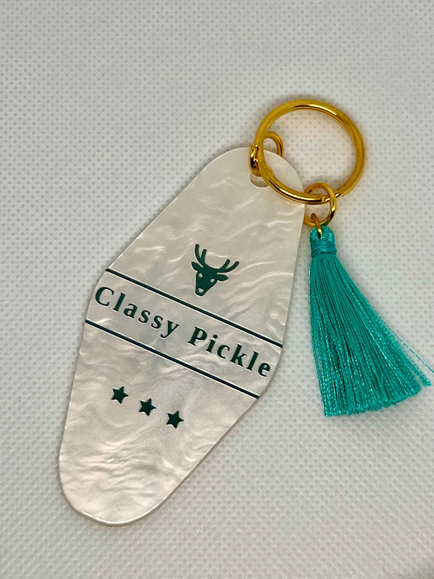 Living my Okayest life Motel Keychain