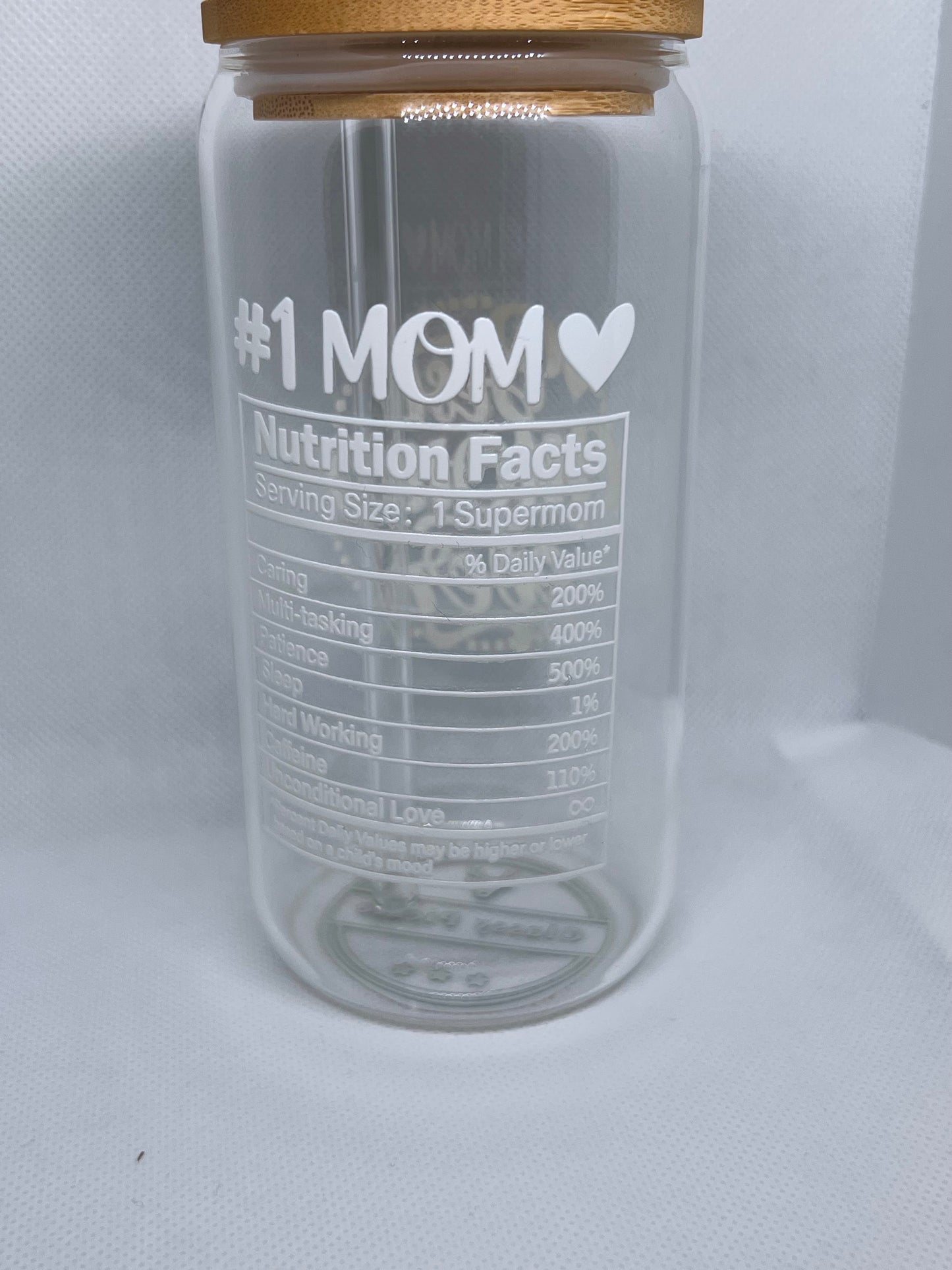 Best Mom Ever Glass Tumbler