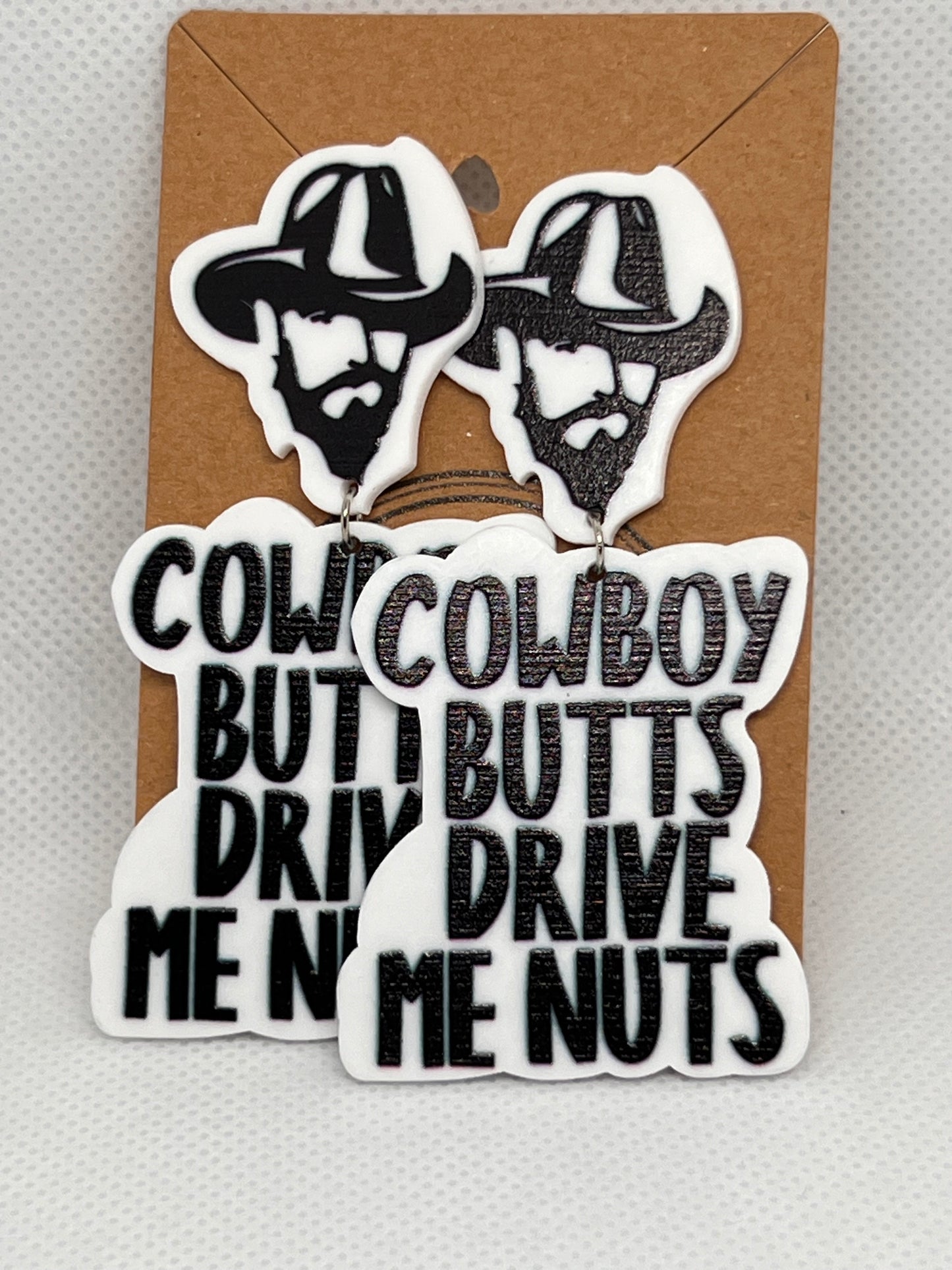 Cowboy Butts Earrings