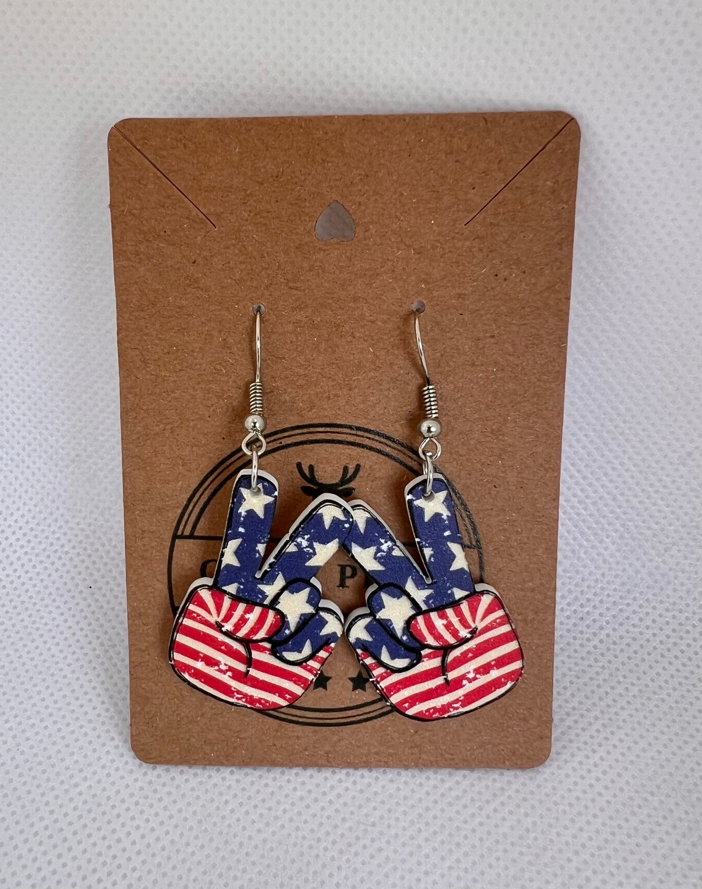 American Peace Earrings